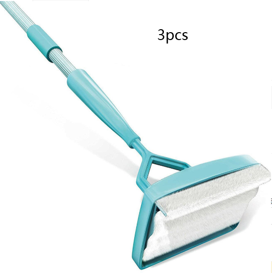 Retractable Cleaning Brush Stainless Steel Handle Cleaning Bar New Household Cleaning Supplies Cleaning Rod.